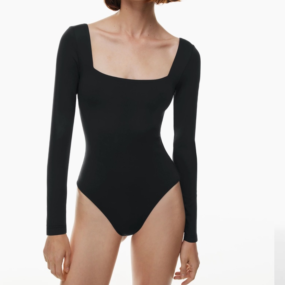 ARITZIA BABATON Contour Square Neck Long-sleeve Bodysuit XS